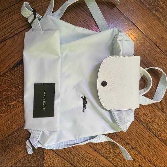 Longchamp Le Pliage Original M Backpack light blue - Picture 4 of 5